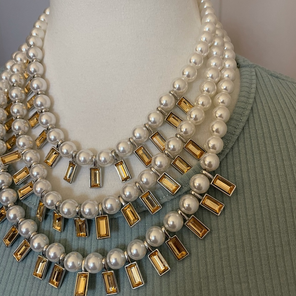 *2 For $20* Plunder Layered Pearl Necklace